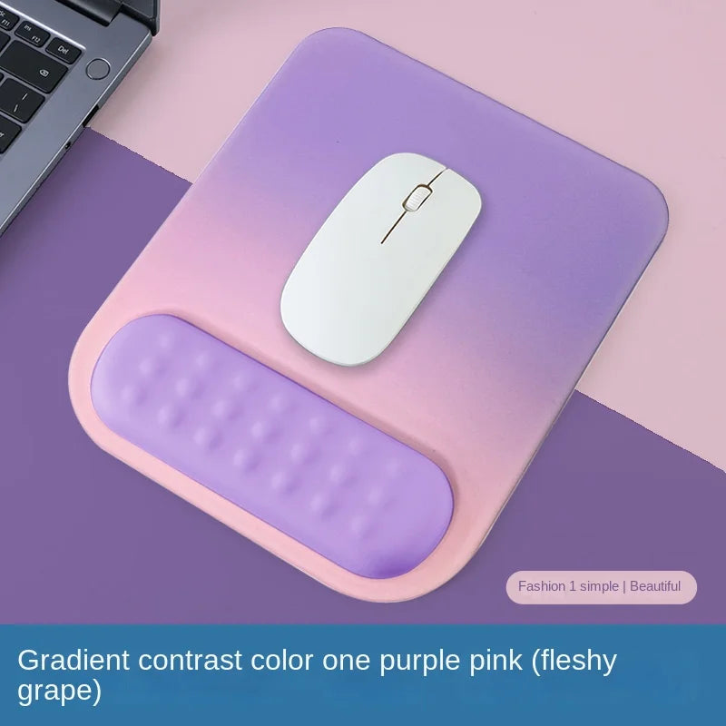 ErgoLoom Mouse Pad with Wrist Rest | Ergonomic & Non-Slip | Memory Foam & Anti-Slip Base | For Gaming & Office