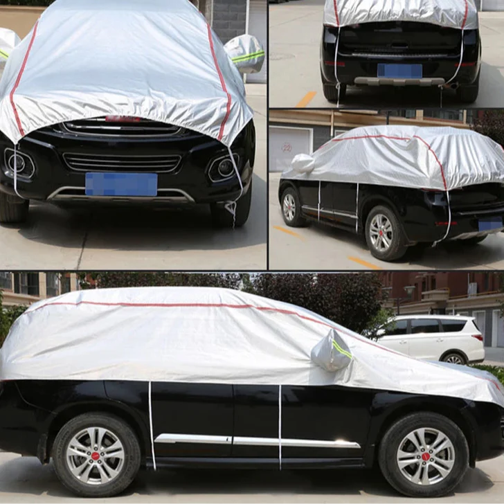 AutoVioro Waterproof Car Cover | UV & Heat Protection | Windproof & Theft-Resistant | Nano Oxford Fabric