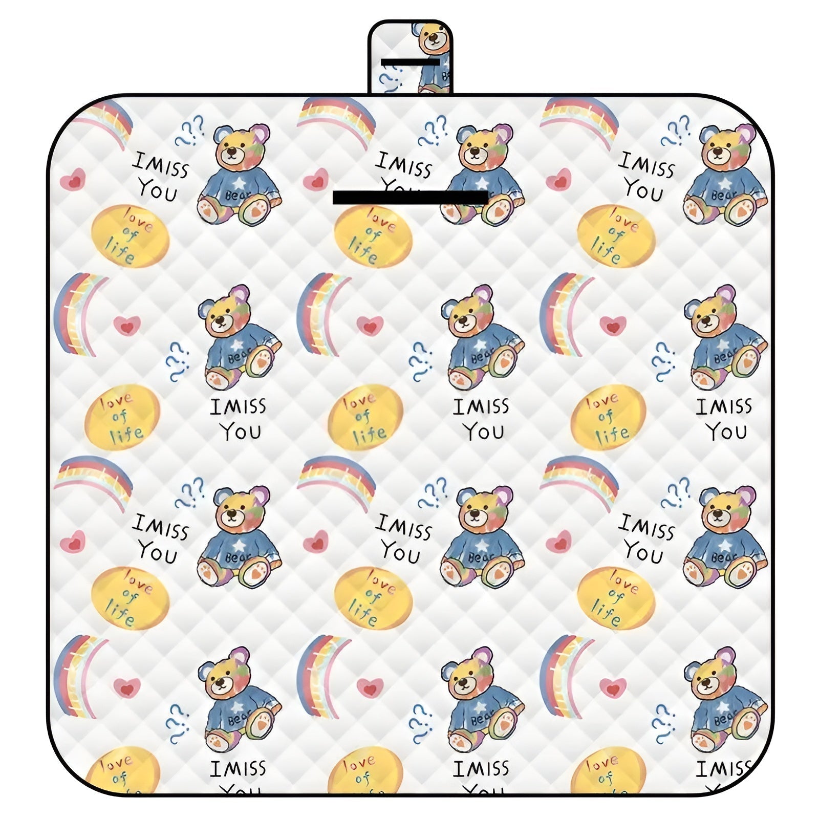 Foldable Baby Play Mat Wanderlino | Padded & Waterproof | For Outdoor & Home | Includes Carrying Bag