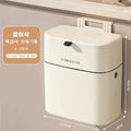 Hanging Trash Can CleanFold SquareBin | With Flip Lid & Large Capacity | For Bathroom, Kitchen & Toilet | 25.5 × 15 × 28.3 cm
