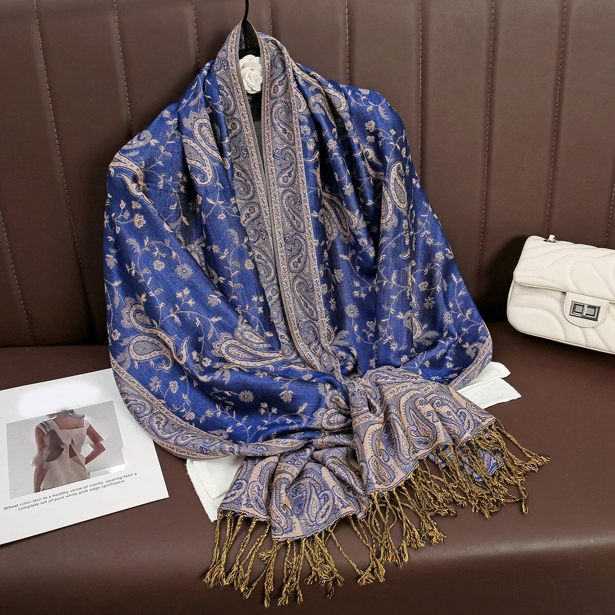 Élégancea | Women's Scarf | Cashmere Feel | 70 × 190 cm | Luxury Print & Warm