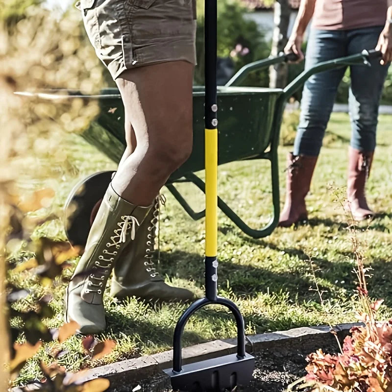 EdgeMaster Lawn Edger | Half-Moon Design with Serrated Edge | Manual Tool for Clean Lawn Edges & Flower Beds