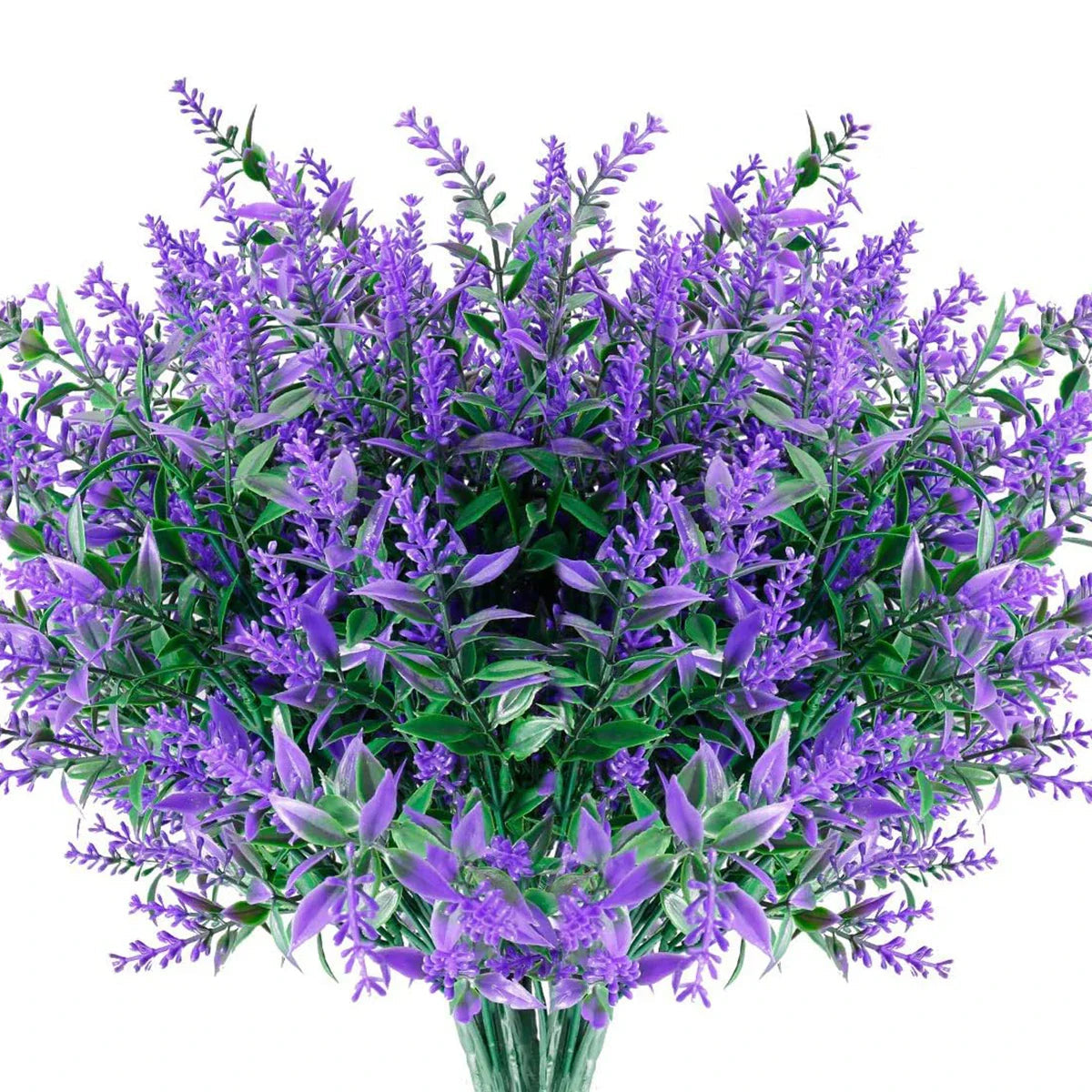 Florabell 12-Piece Set Artificial Lavender | Artificial Plants for Weddings, Vases, Wreaths & Decoration | For Indoor & Outdoor Use