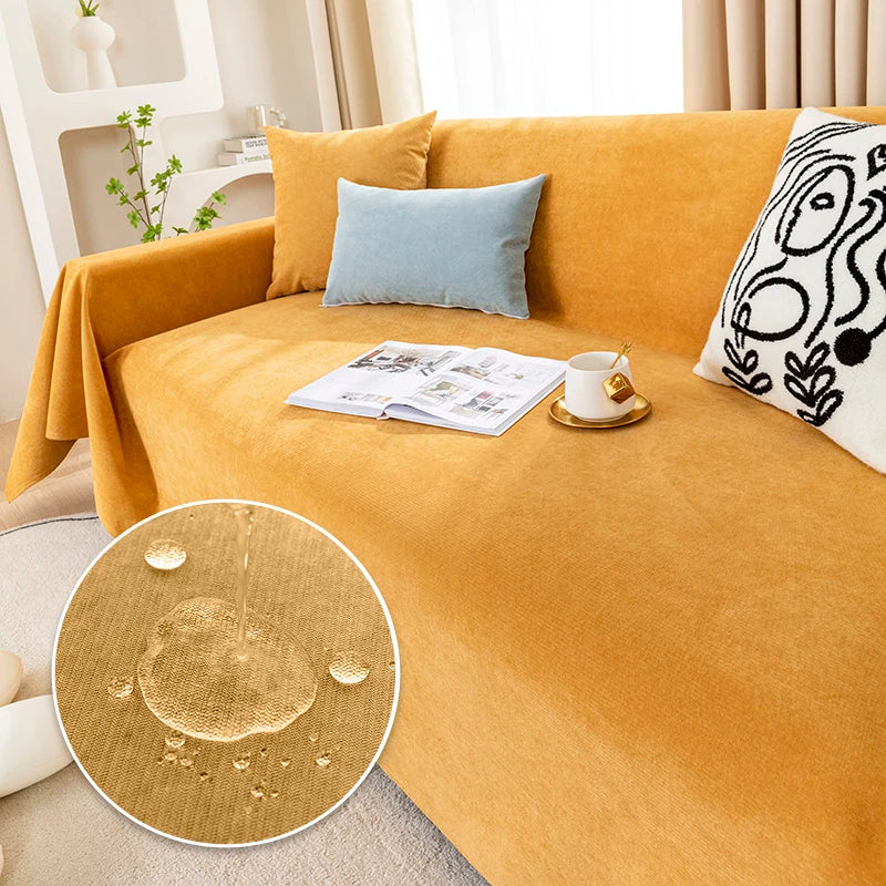 HomeGuard Sofa Cover | Waterproof & Scratch-Resistant | Dust Protection & All-Round Throw | For Sofa, Bed & Living Area