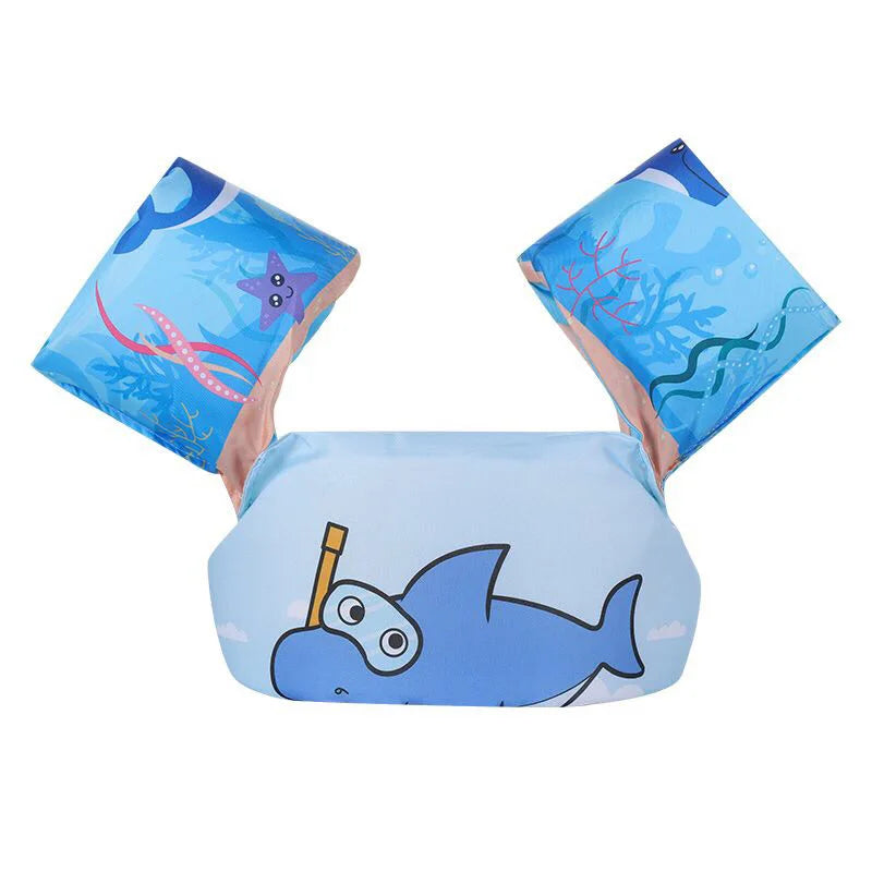 FLOTTY Kids Swim Aid | Swim Vest with Arm Wings | Adjustable Double Buckle | For Children up to 25 kg