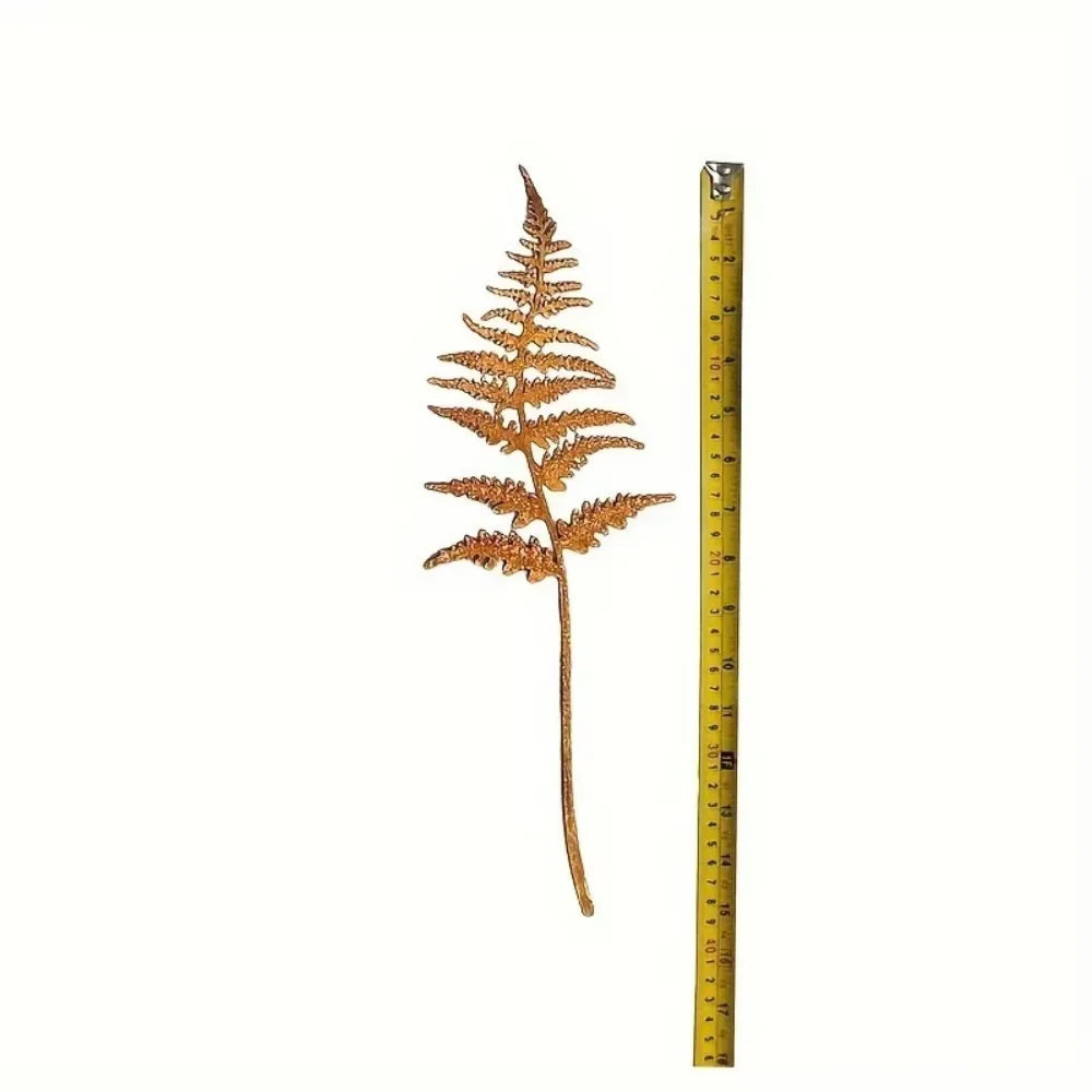 FERROBLATT Rust Decor Leaf Sculpture | Metal Garden Stake for Outdoor & Indoor | Weatherproof & Stylish | Autumn Decoration for Garden & Home