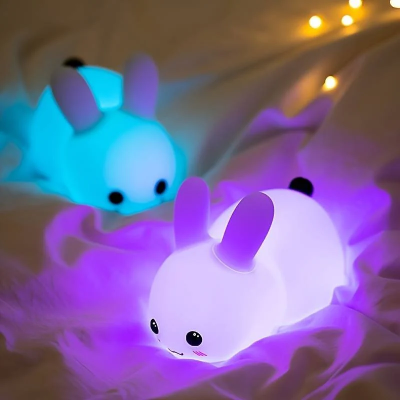 Bunnilo Children's Night Light Rabbit | Gentle Sleep Light | Child-Safe & Energy-Saving