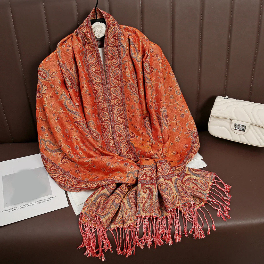 Élégancea | Women's Scarf | Cashmere Feel | 70 × 190 cm | Luxury Print & Warm