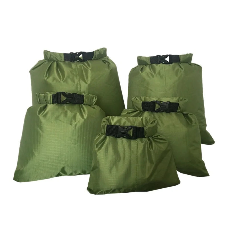 Dry Bag Set Sealon | Waterproof & Sandproof | Set of 5 (1.5L–6L) | For Travel, Beach & Outdoor