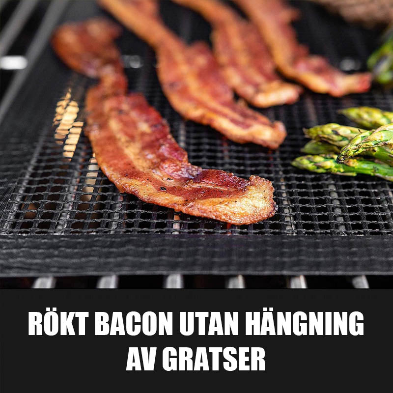 Grillfine BBQ Grill Net / Grill Mat | Non-stick & Reusable | Heat Resistant up to 370°C | For Meat, Fish & Vegetables