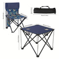 Foldable Garden Seating Set Campafleur | 2 Chairs & 1 Table | Floral Pattern | Portable & Weatherproof