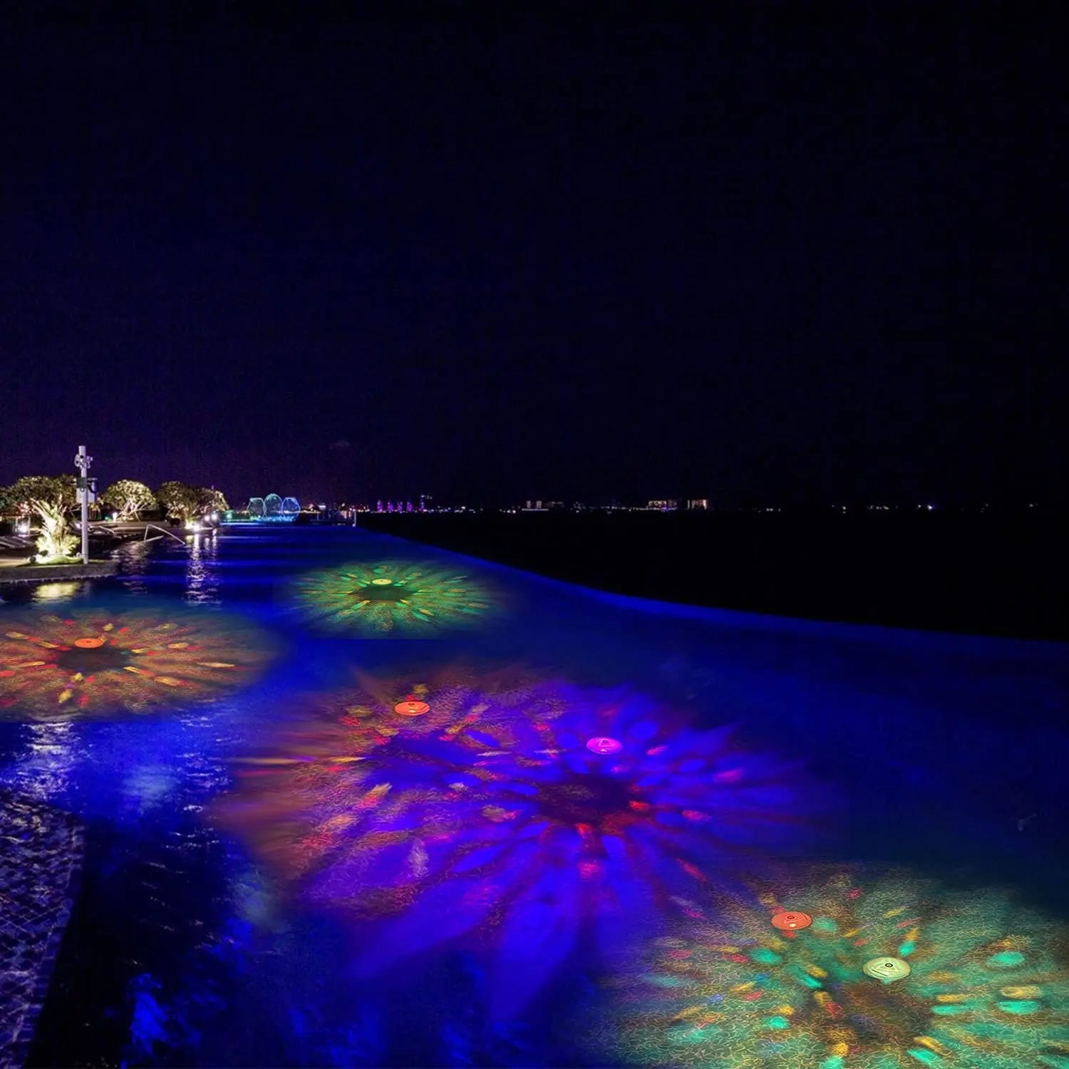 Floating LED Underwater Light AquaLuma | RGB Color Change | IP67 Waterproof | For Pool, Bathtub & Party