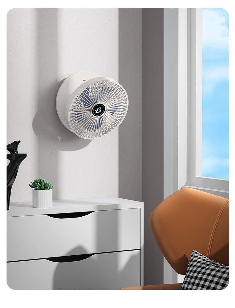 BriseFlex Foldable Table & Wall Fan | Wireless & Whisper-Quiet | 3 Speeds | Rechargeable
