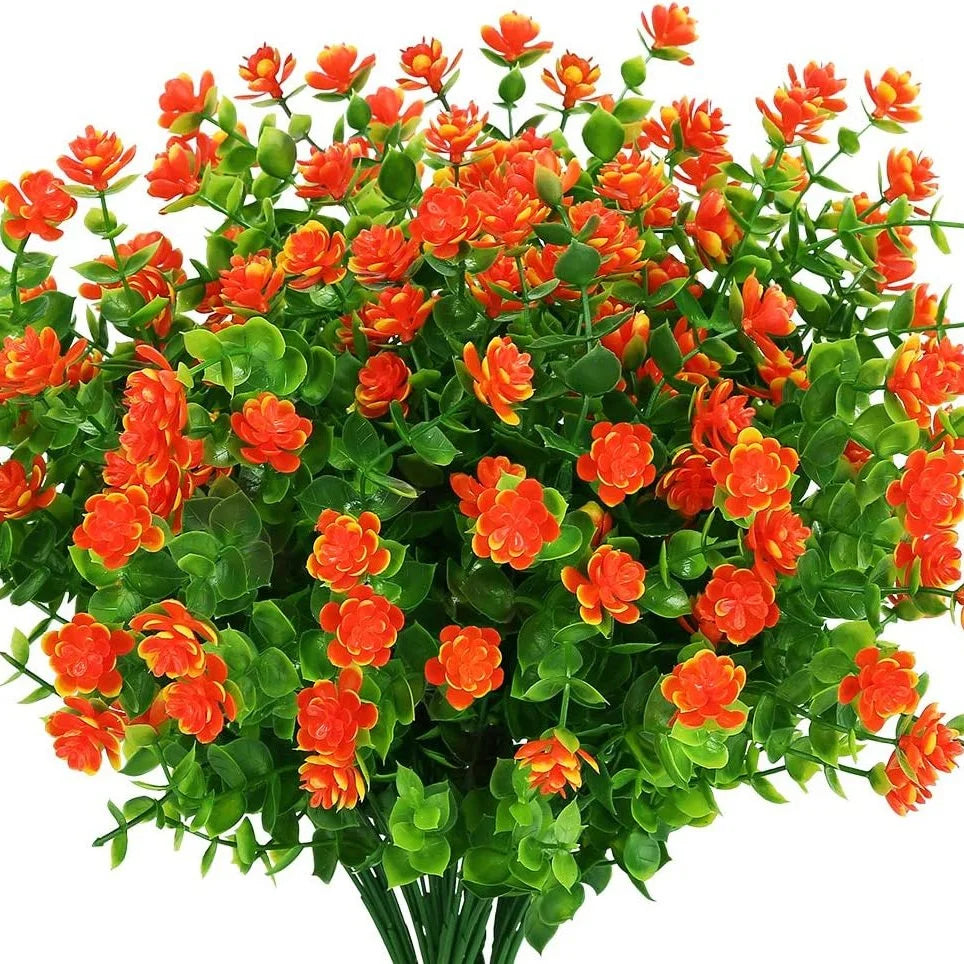 Artificial Flowers FloraSun | UV-Resistant & Weatherproof | Hanging Decorative Plants for Garden & Balcony | Low Maintenance & Evergreen