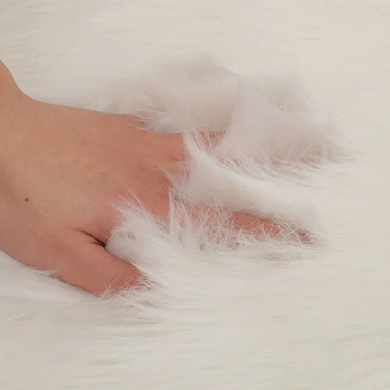 Imitation Rabbit Fur | Soft & Natural | 100x50 cm | Handmade