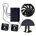 AirSol Duo Ventilation System | Solar-Powered Dual Exhaust Fans | 10W | For Greenhouse, Animal Shelter & Outdoor Applications