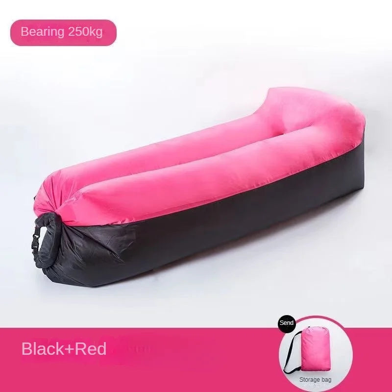 Airvana Inflatable Sofa Outdoor | Portable Air Couch for Camping & Beach | With Headrest & 30h Durability