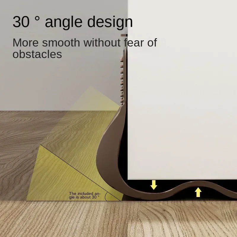 Flexible Door Seal | Draft Stopper & Sound Insulation | PVC | Water- & Windproof