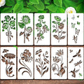 Creativora Stencil Set | 10 Pieces | Flexible PET Painting Stencils | For Scrapbooking, Walls, Fabric & Paper