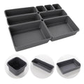 Flexorra Drawer Organizer Set | 8 Pieces | Adjustable Compartments | For Bathroom, Kitchen & Jewelry
