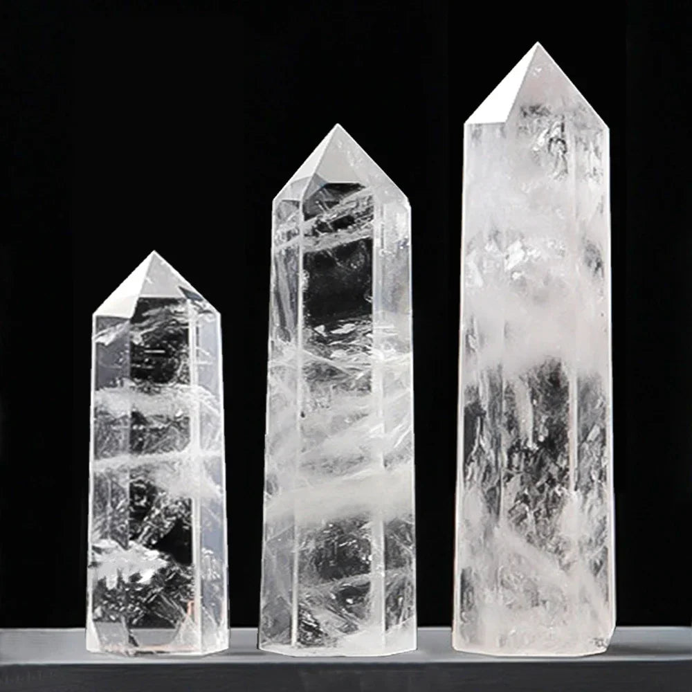 Crystal Obelisk Elaria | Natural Stone Healing Stone | For Meditation & Reiki | 4–8 cm