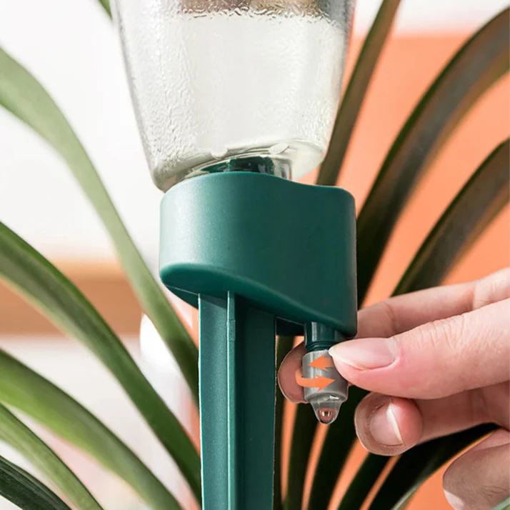 Automatic Watering Attachment | For PET Bottles | Drip Irrigation with Speed Control | Set of 2