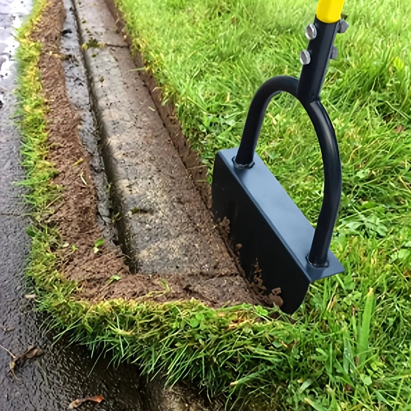 EdgeMaster Lawn Edger | Half-Moon Design with Serrated Edge | Manual Tool for Clean Lawn Edges & Flower Beds