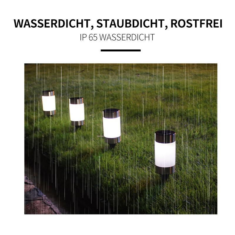 Solurea | Mini Solar-Gartenleuchte | LED-Außenbeleuchtung | Edelstahl & ABS | Wetterfest für Garten und Balkon