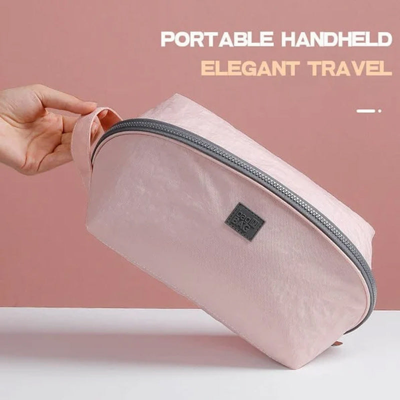 Travora | Reise-Organizer mit Fächern | Wasserdichtes Nylon | Für Unterwäsche, Kosmetik & Zubehör