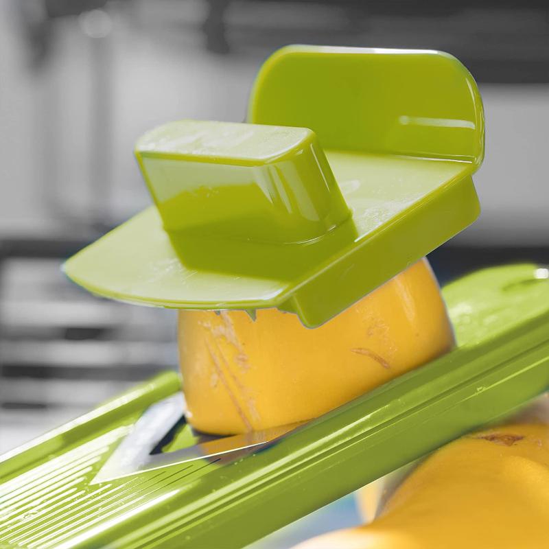 CutMate Multifunctional Vegetable Cutter 12-in-1 | With Catch Container & Finger Guard | Stainless Steel Blades | Compact & Safe
