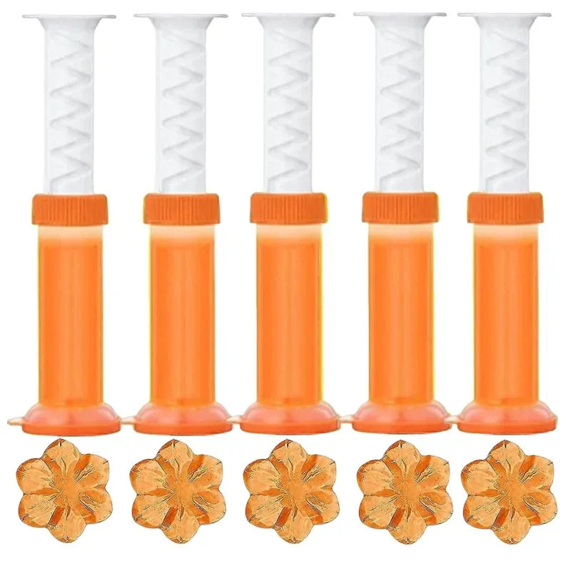BloomFresh Toilet Gel Flowers | Scented Gel for Toilet & Urinal | Cleansing, Antibacterial & Decorative | 12 Blossoms per Stick