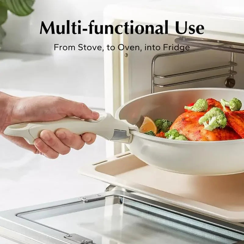 Flexigrip Removable Universal Pot Handle | Heat Resistant & Ergonomic | For Pans & Pots | One-Hand Operation