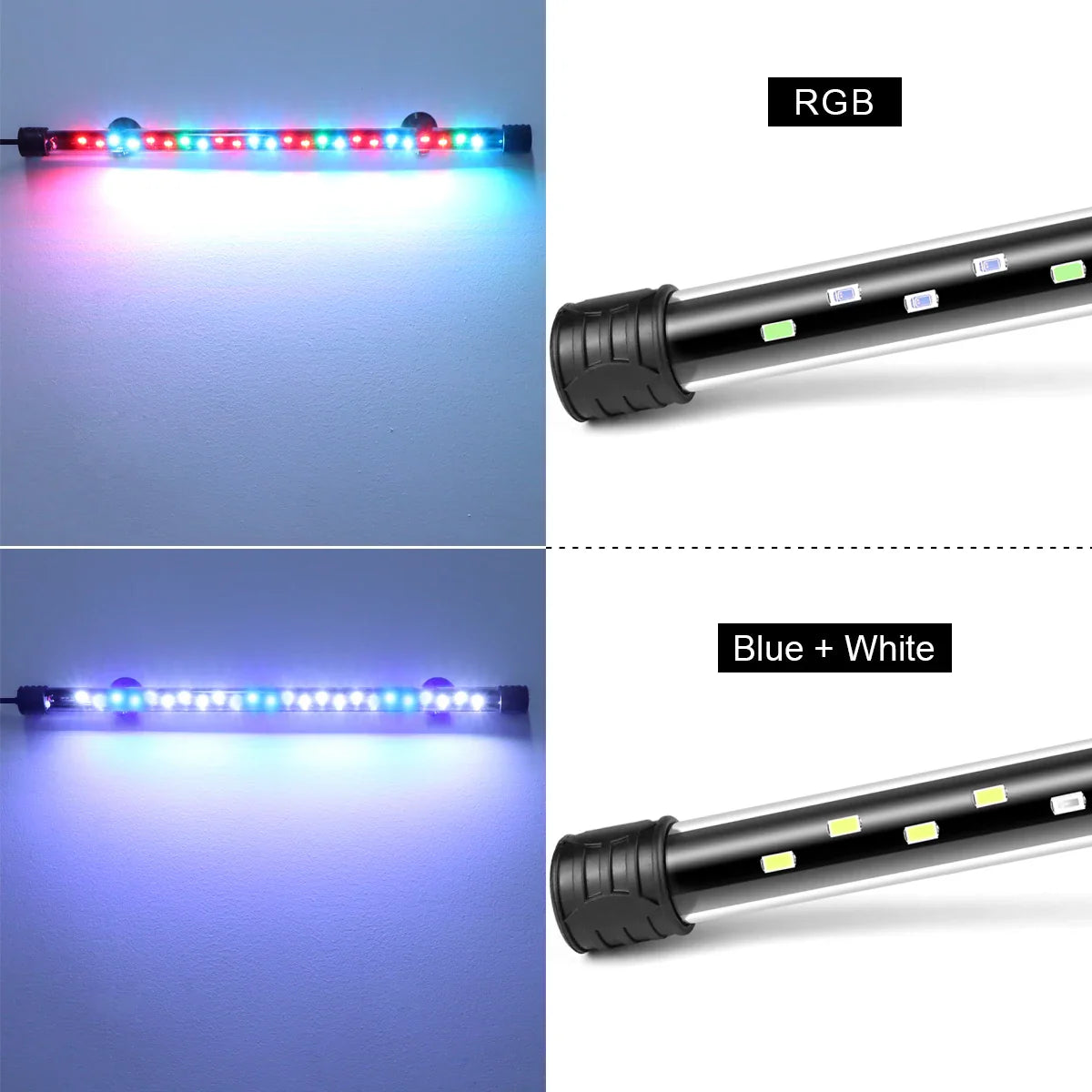 Aquanova LED Aquarium Light | Waterproof & Submersible | Plant Growth & Fish Colors | 18–58 cm