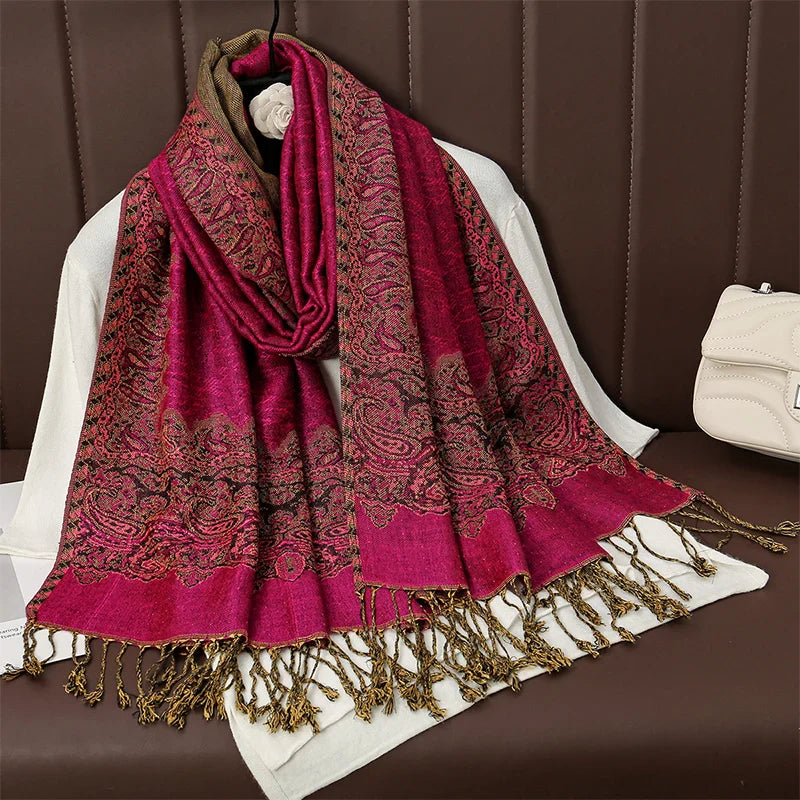 Élégancea | Women's Scarf | Cashmere Feel | 70 × 190 cm | Luxury Print & Warm