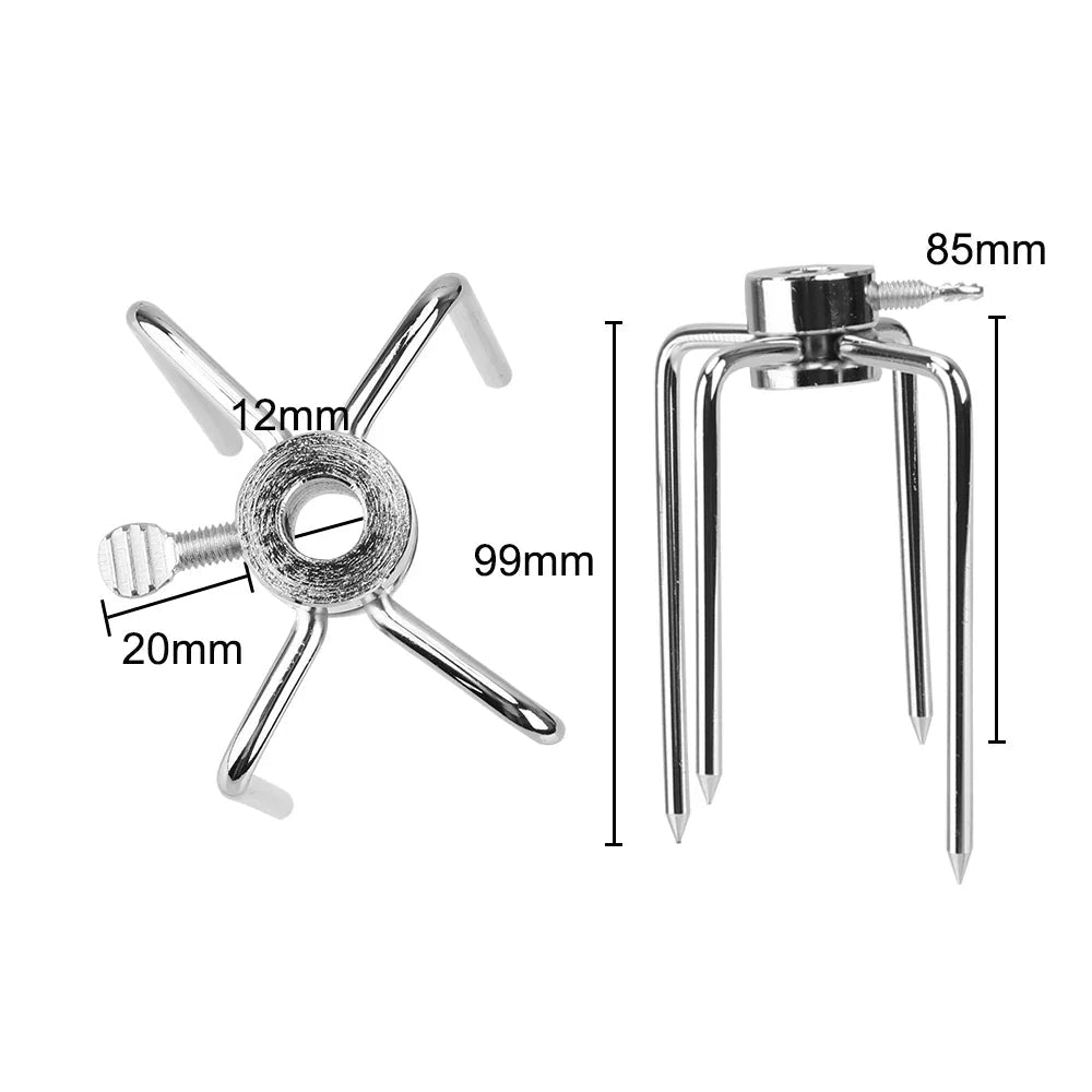 BBQ Meat Forks GrillMeister Pro | Set of 2 | Stainless Steel | For Rotisserie & Charcoal Grill