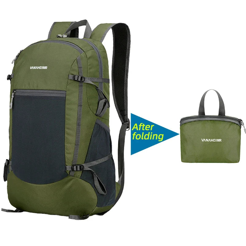 Foldable Backpack "Alpivio" | Ultralight & Compact | 18L Volume | 42x28x15 cm