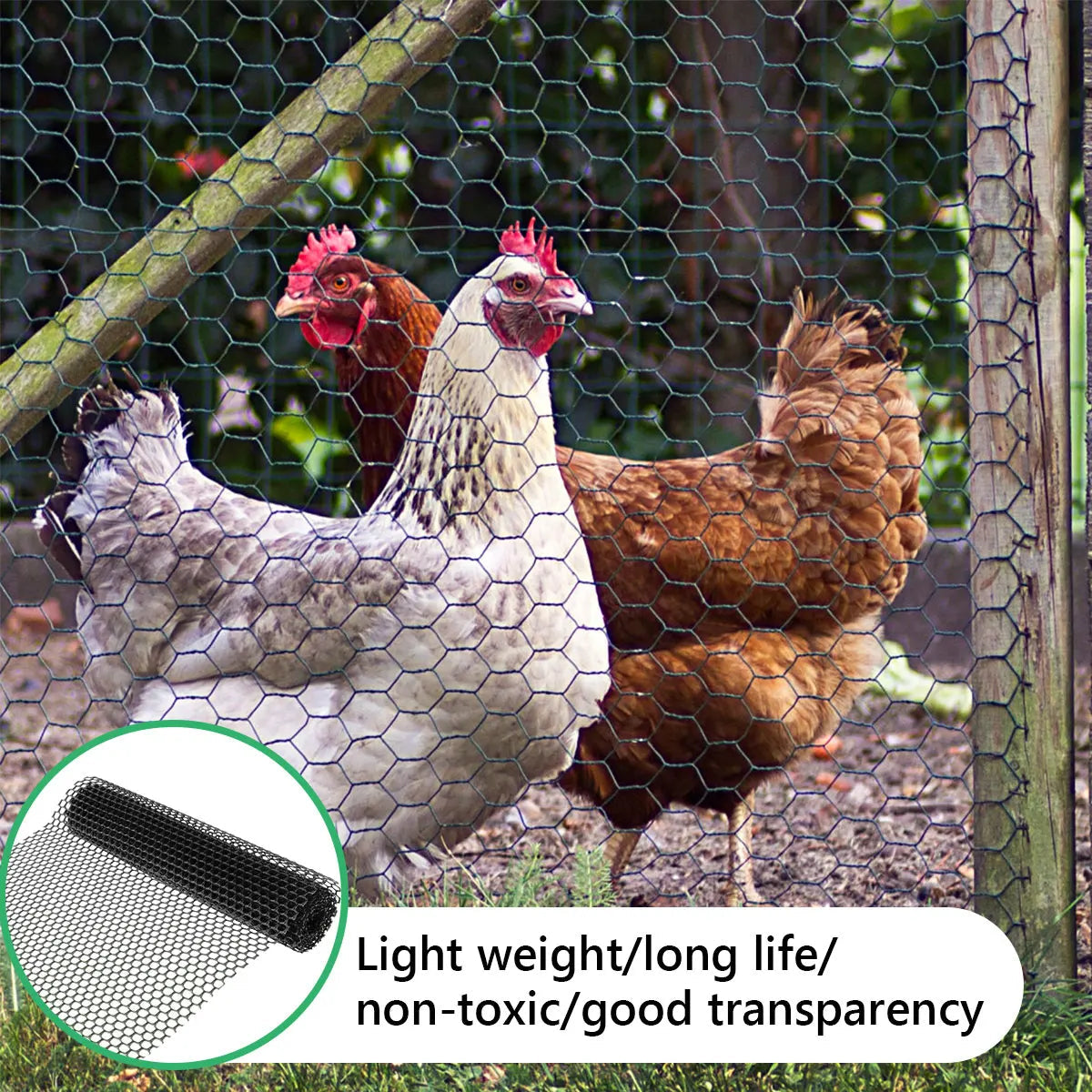 FlexGuard Mesh | Plastic Fence Net for Garden & Tree Trunk Protection | 300 × 40 cm / 600 × 40 cm | Weatherproof & Cuttable