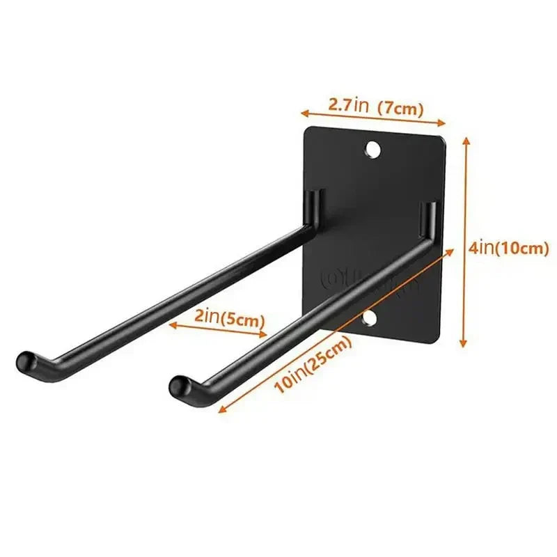 Fixorado Wall Mount for Garden Tools | Sturdy Steel Tool Hanger | Space-Saving Organizer for Garage, Basement & Workshop