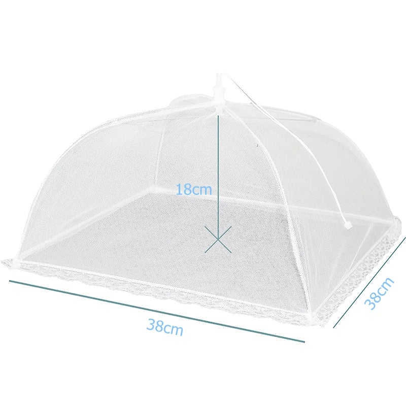 FrischNetz Foldable Food Cover | Reusable & Breathable | Insect Net for Outdoors & Kitchen | Lightweight & Space-Saving