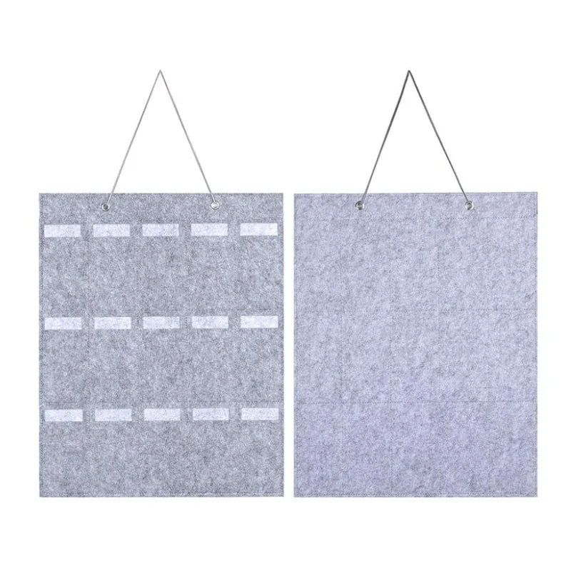 GlasSpace Organizer | Wall-Mounted Glasses Holder | Foldable Storage Bag for Sunglasses | Space-Saving & Dustproof | 42 × 38 cm