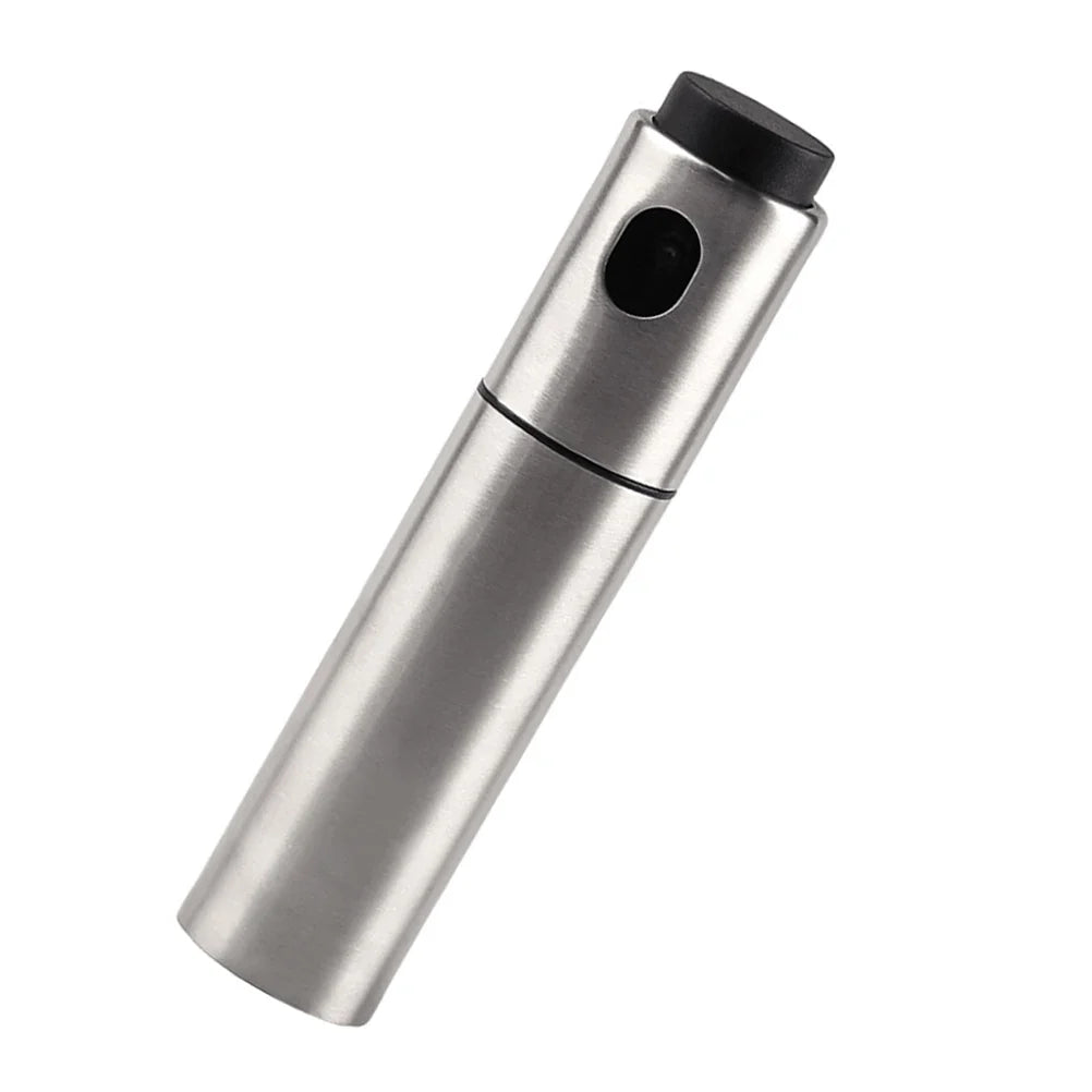 CULINARA FineMist Oil Sprayer | 100 ml Stainless Steel Spray Bottle | For Oil, Vinegar & BBQ | Refillable & Fine-Dosing
