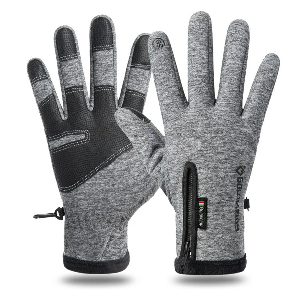 IronRide Motorcycle Winter Gloves | Waterproof & Windproof | Fleece-Lined & Touchscreen Compatible | Tactical Design