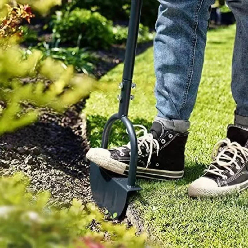 EdgeMaster Lawn Edger | Half-Moon Design with Serrated Edge | Manual Tool for Clean Lawn Edges & Flower Beds