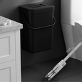 Binova Mini Trash Can | With Lid | Hanging & Wall Mount | Compact & Odor Blocking | For Kitchen, Bathroom & Office