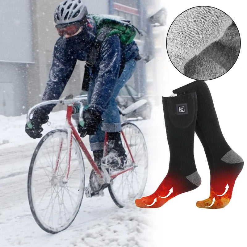 Heated Socks ThermoLuxe | Rechargeable | Adjustable Temperature | Up to 8 Hours Warmth