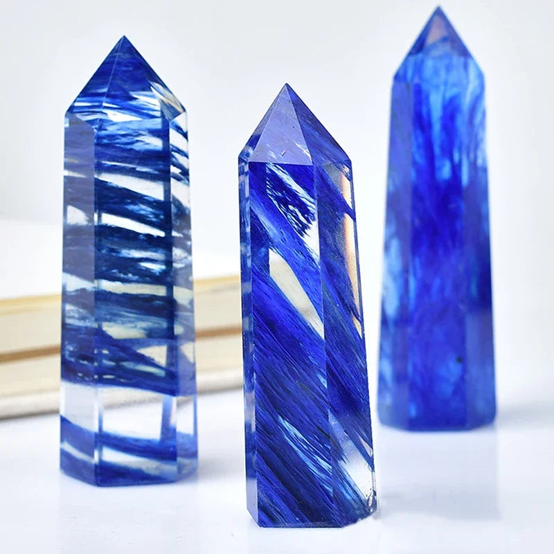 Crystal Obelisk Elaria | Natural Stone Healing Stone | For Meditation & Reiki | 4–8 cm