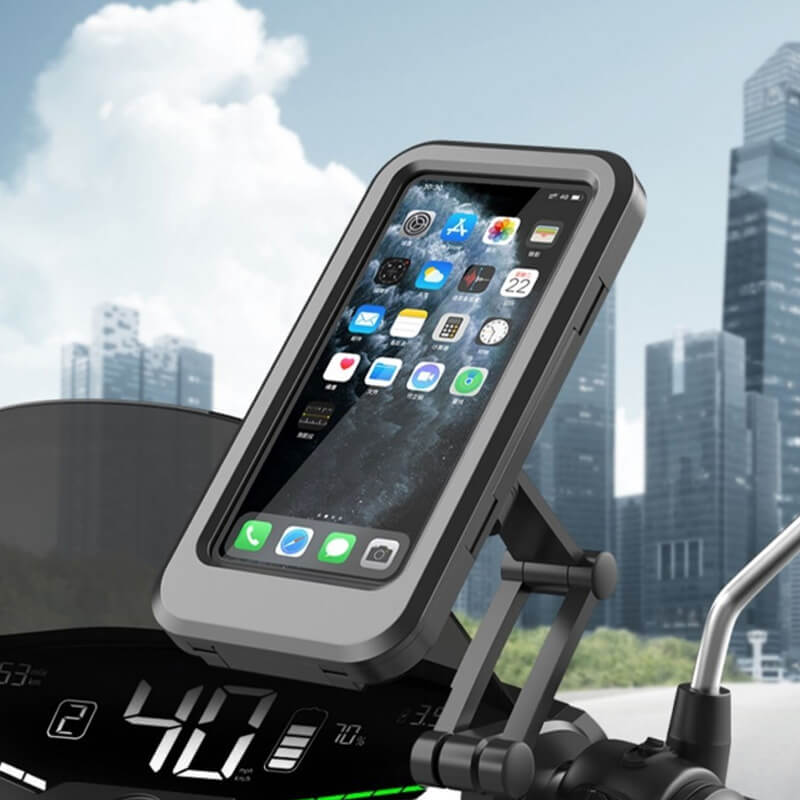 DryTrail Fahrradtasche | Wasserdicht | Verstellbarer Schultergurt | Schutz für Smartphone & Wertsachen