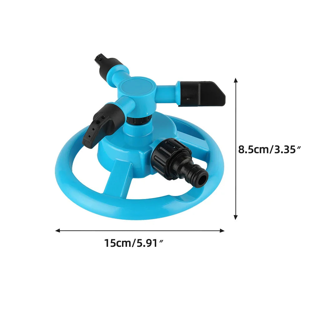 Hydrosia Lawn Sprinkler | 360° Rotation | Water-Saving & Durable | For Garden & Lawn Care