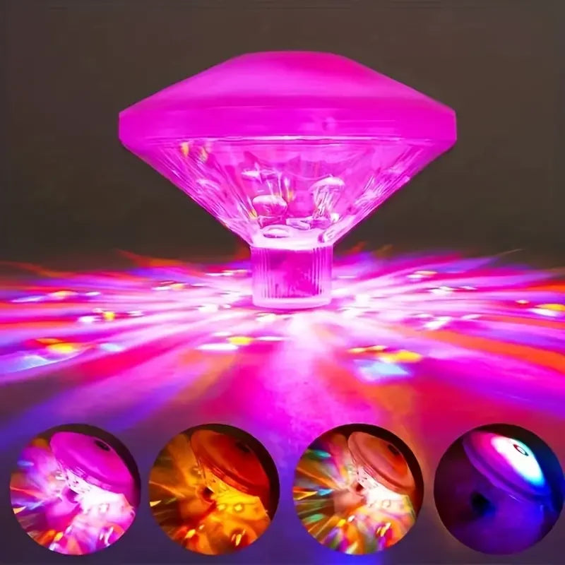Floating LED Underwater Light AquaLuma | RGB Color Change | IP67 Waterproof | For Pool, Bathtub & Party
