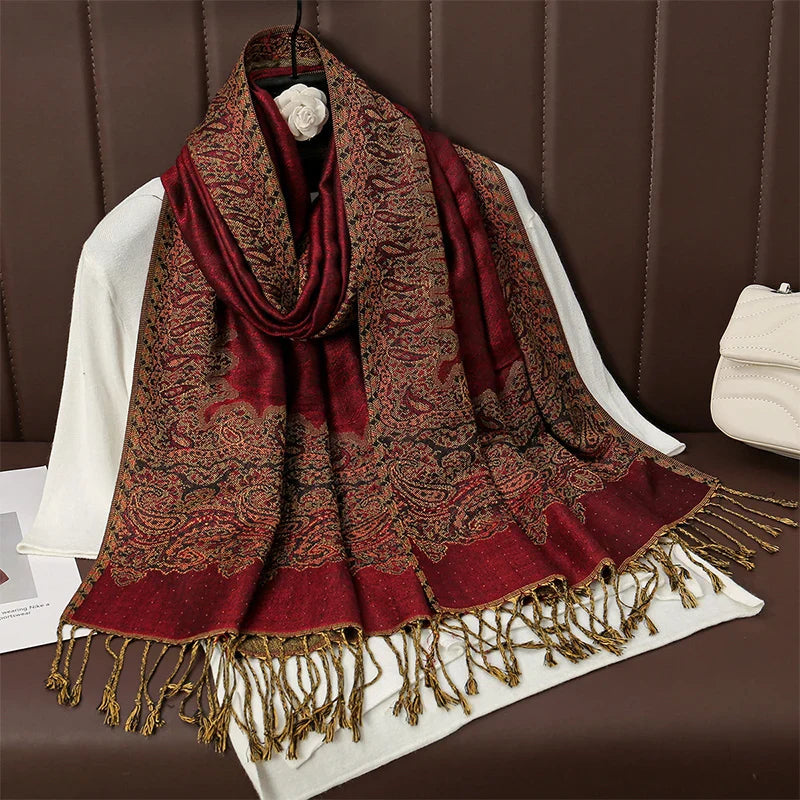 Élégancea | Women's Scarf | Cashmere Feel | 70 × 190 cm | Luxury Print & Warm